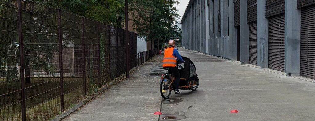 formation à l'utilisation des vélos cargo